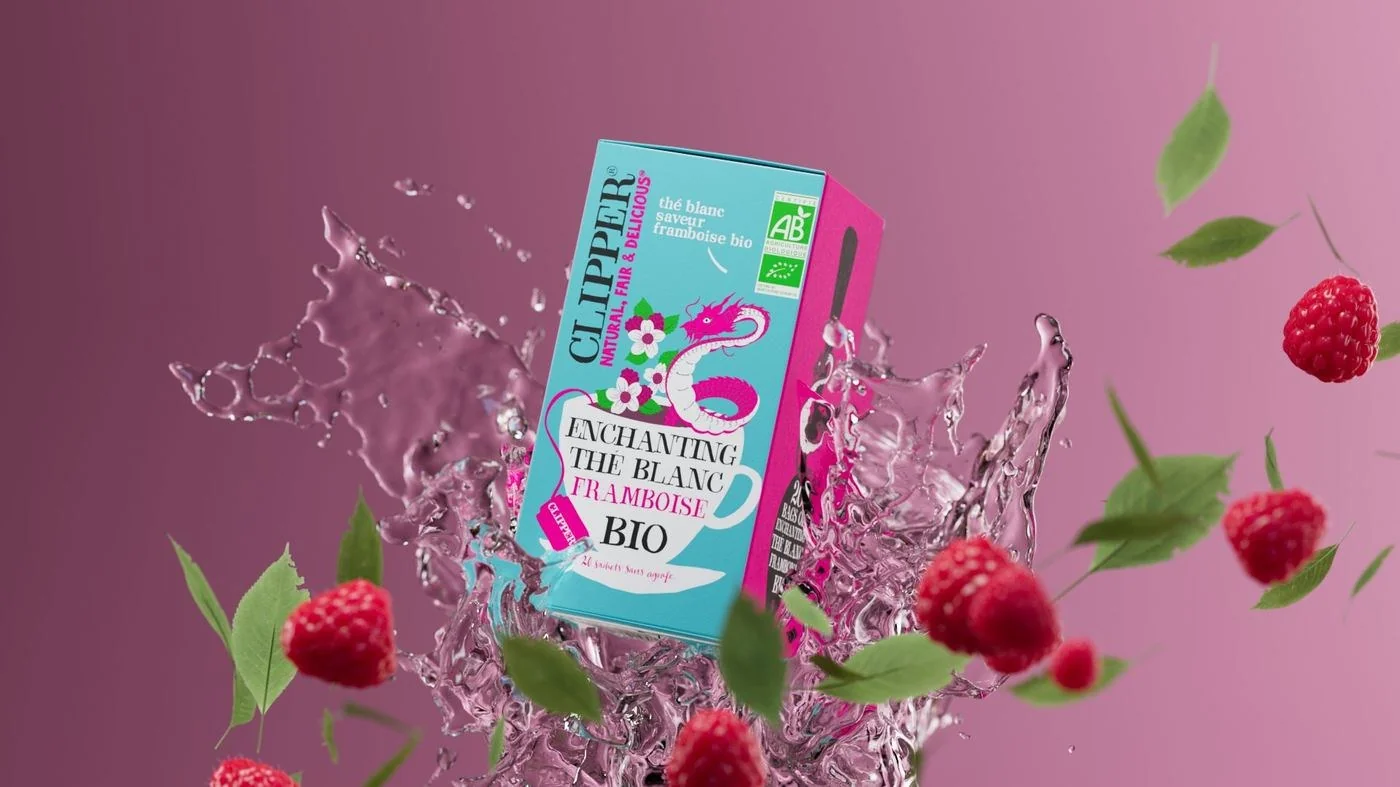 Clipper Teas - 3D product render visualization by Idriss Ben Ouirane, Motion Designer Dubai